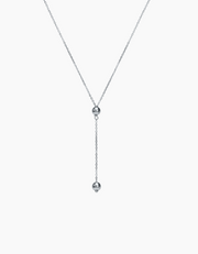 Twin pebbles necklace